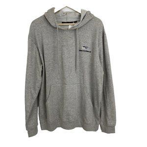 Dunbrooke NFL‎ Team Apparel Seattle Seahawks Mens Gray Hoodie Size L